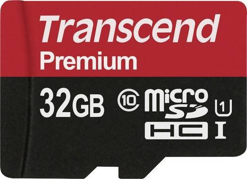 Transcend Premium microSDHC Industrial Speicherkarte 32GB Class 10 UHS-I - Bild 1
