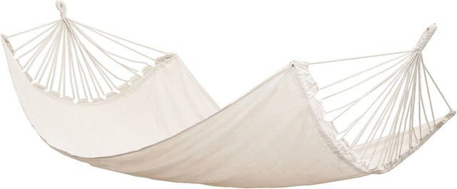 AMANKA XXL Hängematte aus Polyester in Beige, B/T/H: 400 x 160 cm, belastbar bis 150 kg - Bild 1