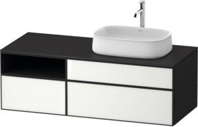 Duravit Waschtischunterschrank Zencha in Weiß, Breite: 130 cm, Tiefe: 55 cm, Höhe: 44,2 cm - Bild 1
