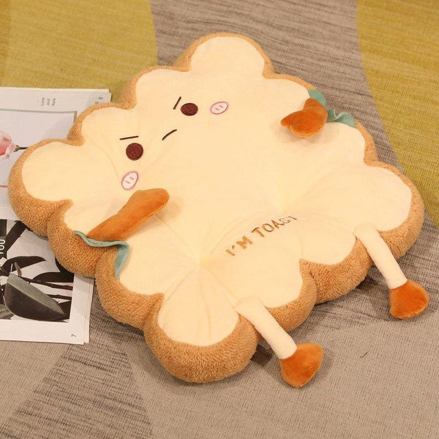 BC Pet Supplies Toast Kissen, Plüschtier, 40cm, ab 3 Jahre - Bild 1