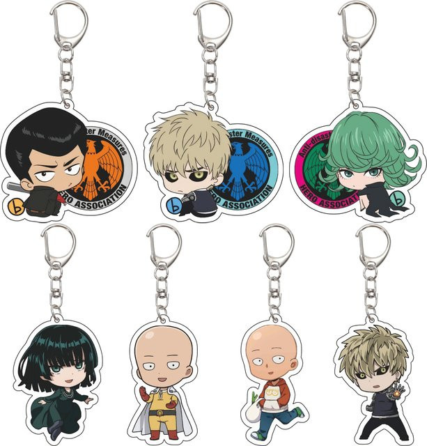 Bandai Anime One Punch Man Acryl-Schlüsselanhänger, 55mm - Bild 1