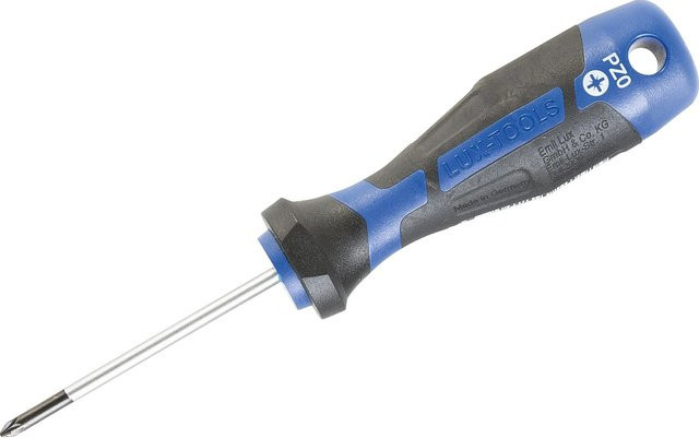 LUX-TOOLS Schraubendreher PZ0 in Blau - Bild 1