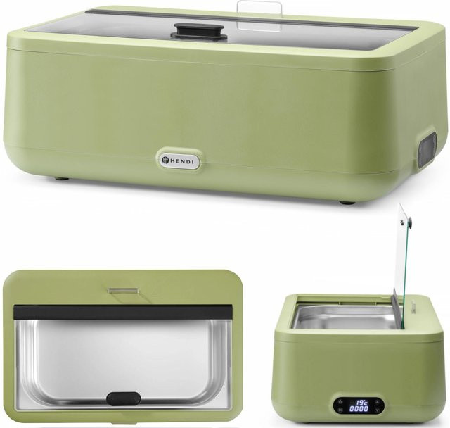 Hendi Elektrischer Wasserbad-Wärmer uniq in Grün, 700 W, B: 60,7 cm, T: 40,2 cm - Bild 1