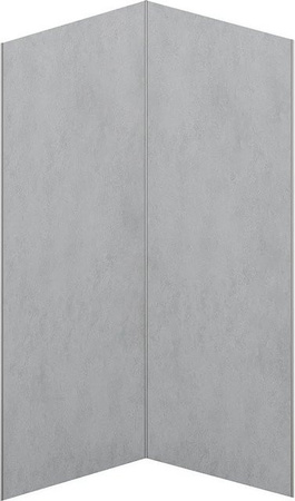 Arfino Wandpaneele für die Dusche in Grau, Breite: 90 cm