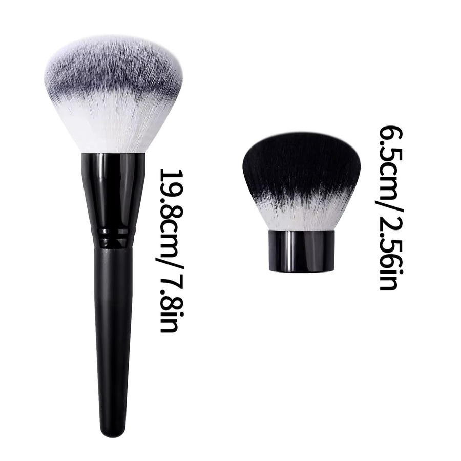 KOSSHOW Puderpinsel-Set, 2-teilig, Schwarz, Ombre-Haare - Bild 6