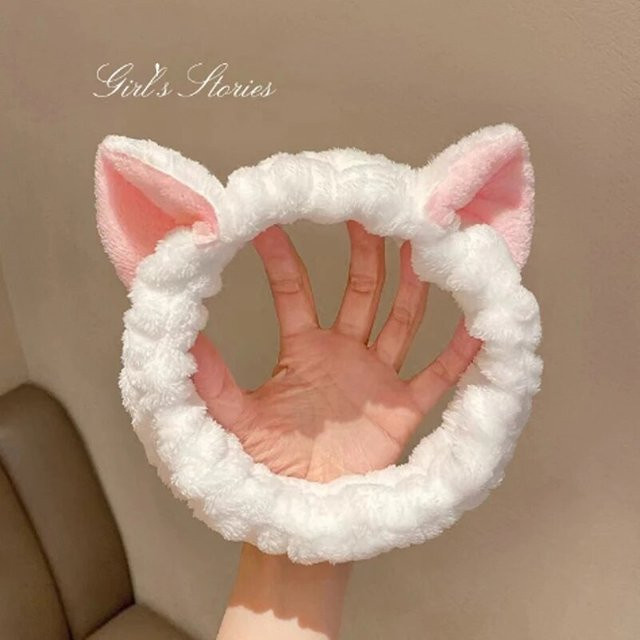 Haarband Katze Korallen Plüsch, Mädchen, Zubehör - Bild 1