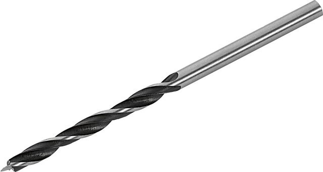 LUX-TOOLS CV-Holzbohrer aus Edelstahl in Silber, Durchmesser: 10 mm, Länge: 120 mm - Bild 1