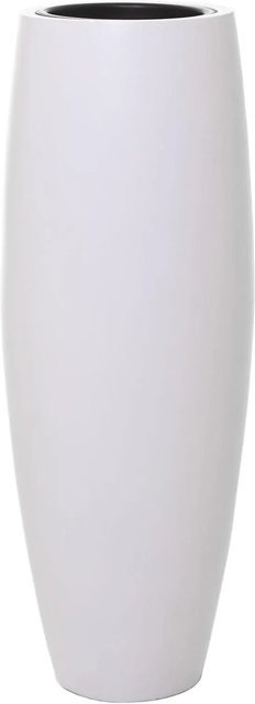 Vivanno Bodenvase Magnum aus Fiberglas in Weiß, B/T/H: 30 x 30 x 80 cm - Bild 1