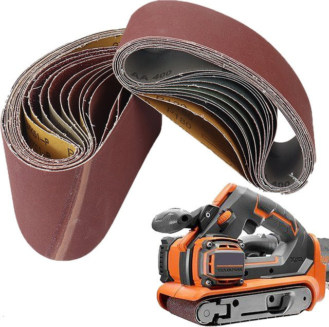 10 Stück Schleifbänder für Bandschleifer zur Holz- und Metallbearbeitung, Breite: 75 mm, Länge: 533 mm - Bild 1