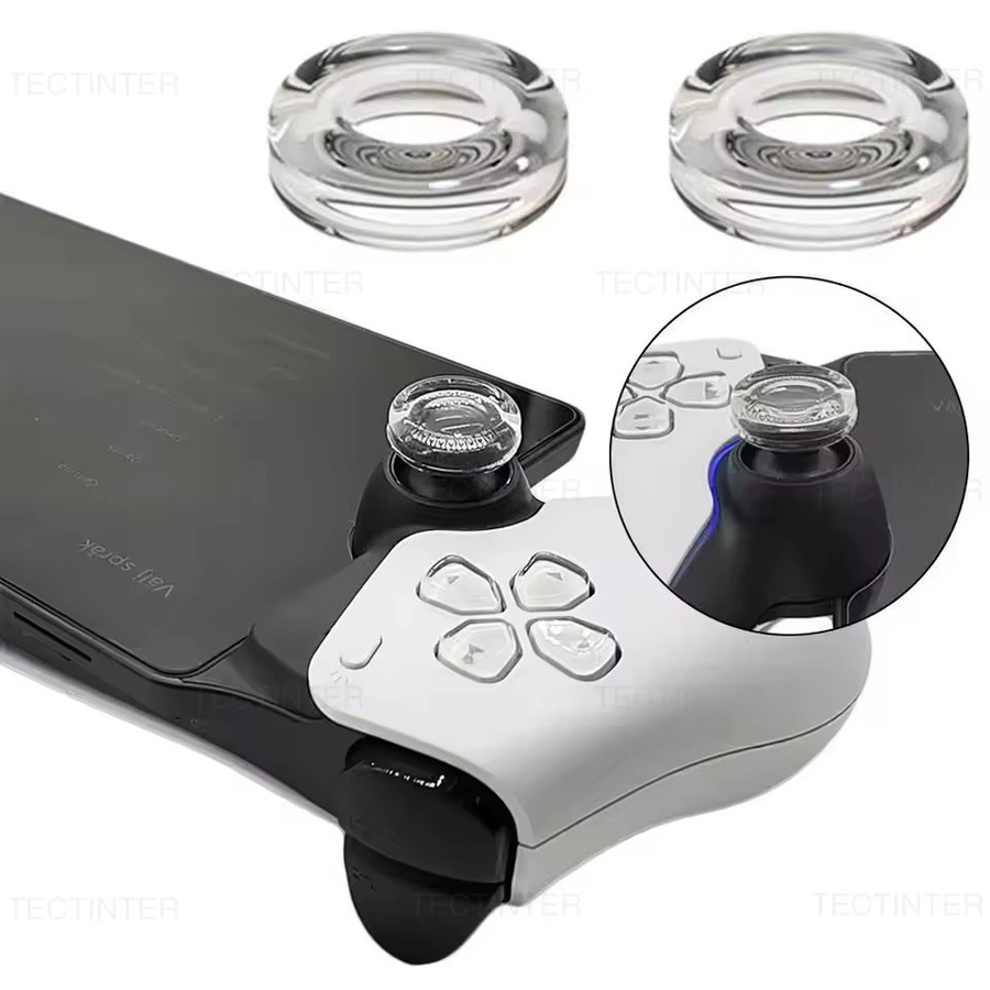 TECTINTER Transparente Flüssigsilikon-Daumengriffkappen für PS5 Portal und Switch Lite Controller als Analog-Joystick-Abdeckung für dein Switch-Zubehör - Bild 6