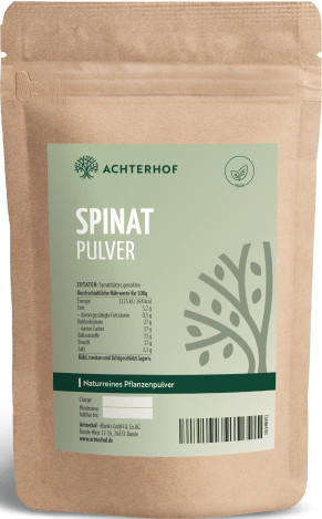 Achterhof Spinat Pulver gemahlen 500 g - Bild 1