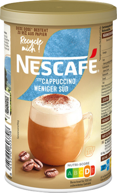 Nescafé Gold Cappuccino Weniger süss, Löskaffee, 220g - Bild 1