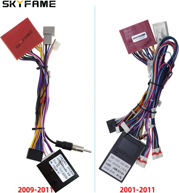 SKYFAME Auto 16pin Kabelbaum Adapter mit Canbus Box Decoder für Mazda RX8 Android Radio Power Kabel - Bild 1