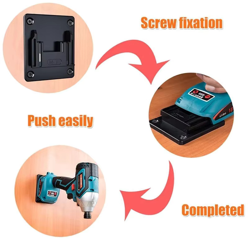 Makita 18V Akku-Halterung zur Wandmontage für Elektrowerkzeuge - Bild 6