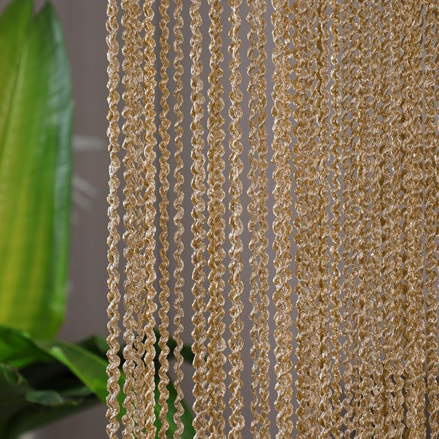 Eleganter Quasten-Türvorhang Transparent B/H: 100 x 200 cm - Bild 1