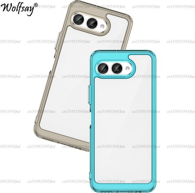 Wolfsay Silikon Schutzhülle für T-Mobile T Phone 3 und T-Mobile T Phone 3 Pro in Transparent und Bunt - Bild 1