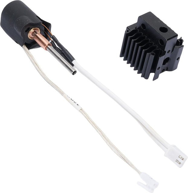 Creality Hotend-Ersatz für Ender 3 V3 Plus 3D-Drucker mit 0,4 mm Schnellwechseldüse, 60 W Keramikheizung und Kühlkörper, Schwarz - Bild 1