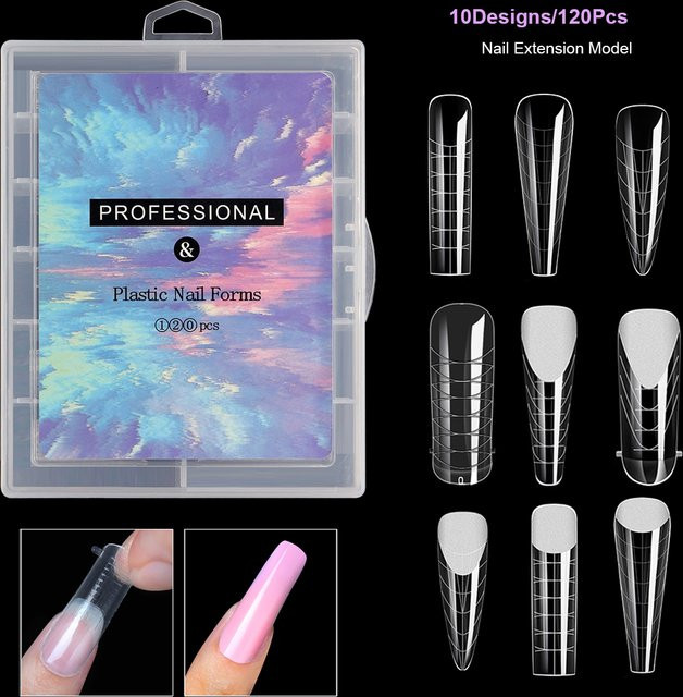 Misscheering Dual Forms Nagelverlängerung, 120 Stück, Klar - Bild 1