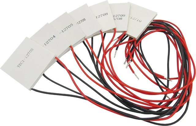Si Tai&SH Thermoelektrischer Kühler Peltier Modul Tec1-12703 12706 12V in Weiß, Breite: 4 cm x Breite: 4 cm - Bild 1