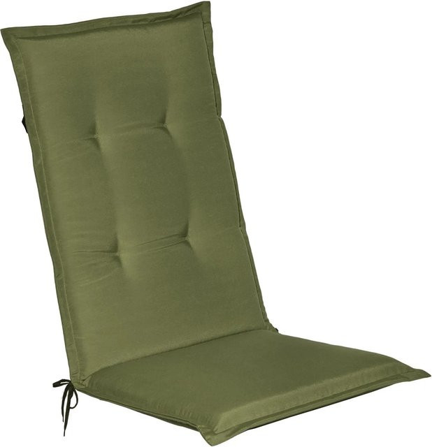 Beautissu Gartenstuhlauflage Loft in Olivegrün B: 120 cm, T: 50 cm, H: 6 cm - Bild 1