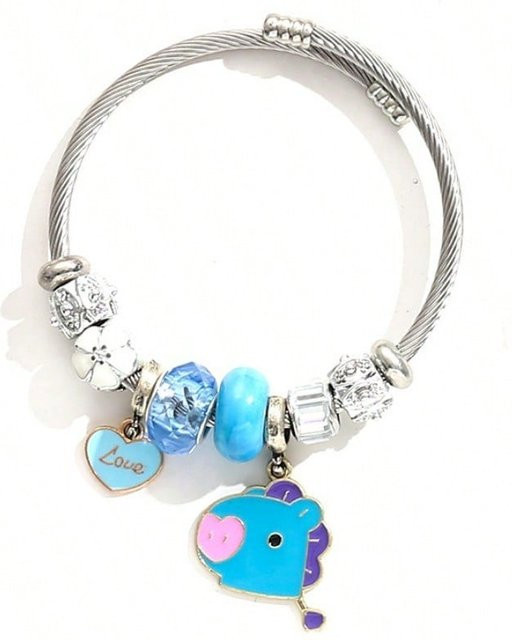 Yiran toy 1 Armband Edelstahl, Weiß, Kristall, Unisex - Bild 1