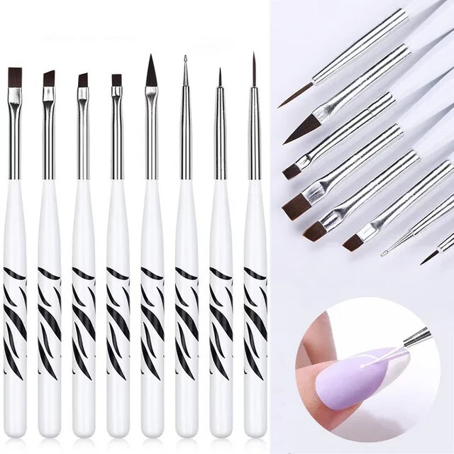 FUMOSIK Nail Art Pinsel Set für Maniküre und DIY Design - Bild 1