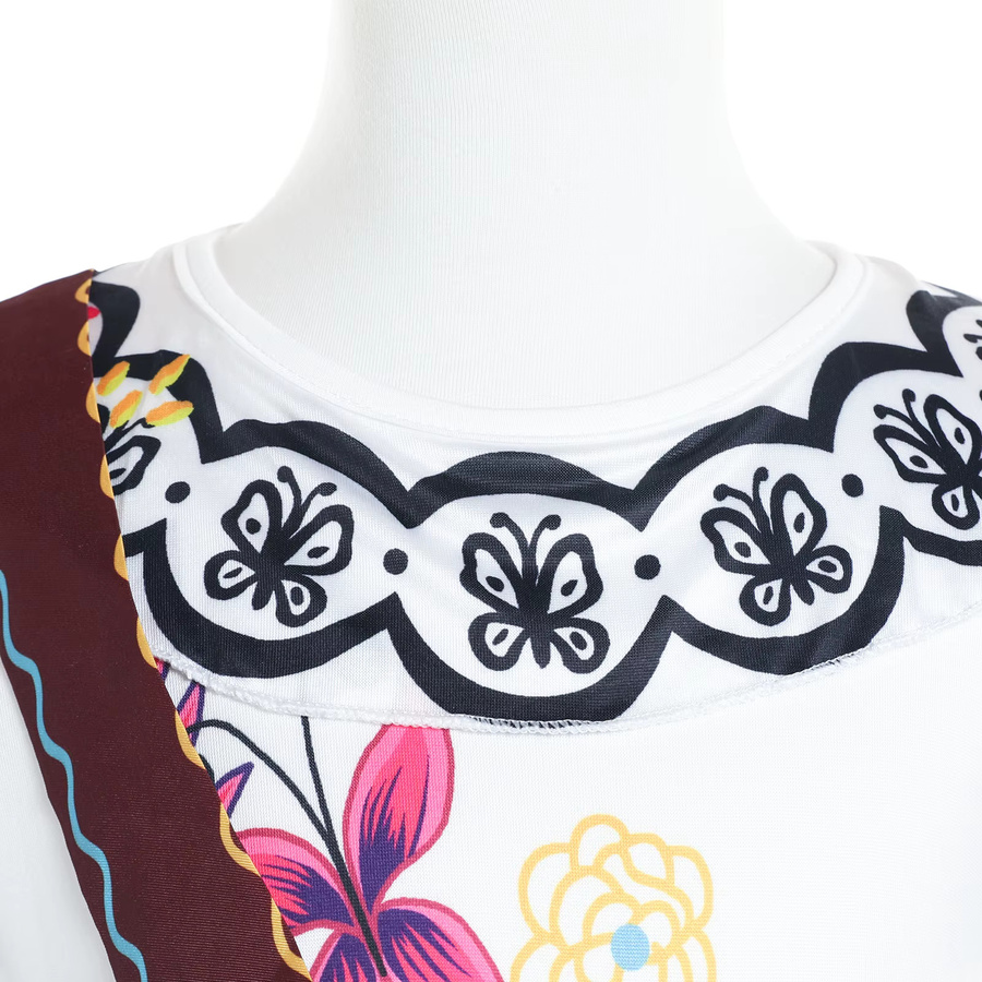 MESOQ Encanto Mirabel Kleid mit Tasche, Prinzessin, Rollenspiel Kleid - Bild 4