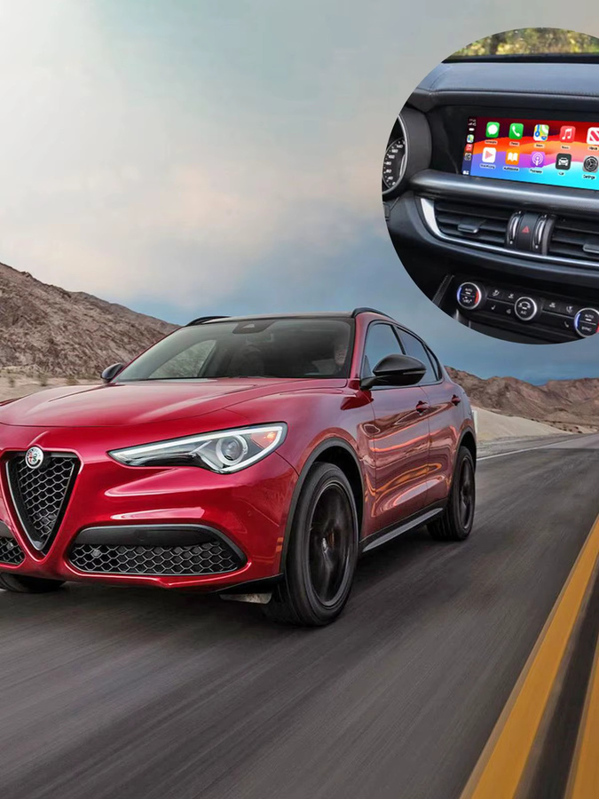 LEXXSON Retrofit Kit Decoder für Alfa Romeo Giulia und Stelvio mit Wireless CarPlay und Android Auto Interface in Schwarz - Bild 6
