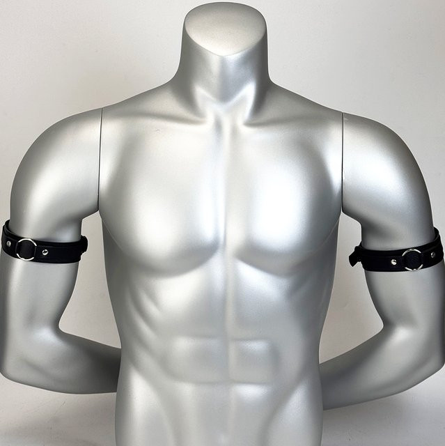 Armband Leder, Schwarz, Herren - Bild 1