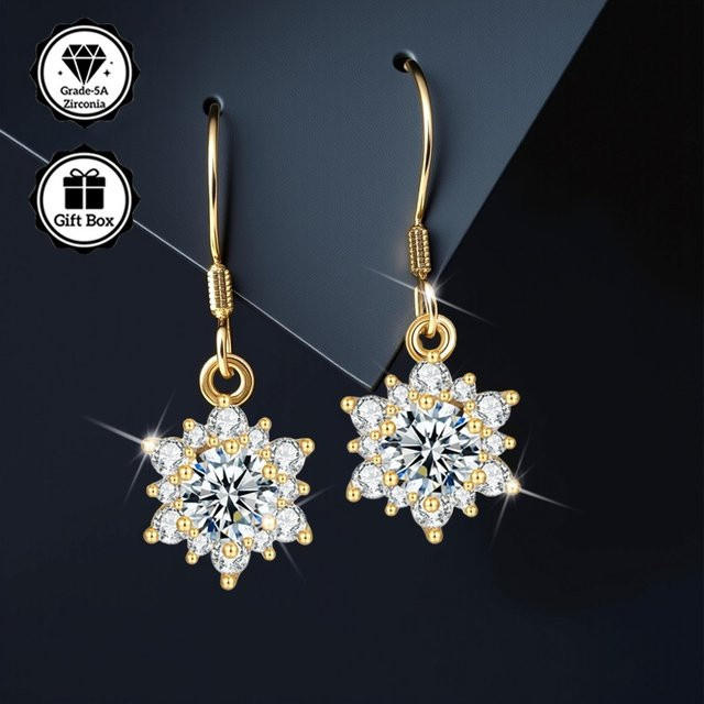 LAMVOICE Ohrringe, Zirkonia, Gold, Damen - Bild 1
