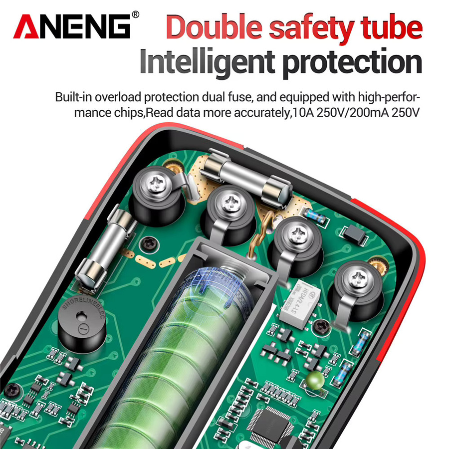ANENG AOS02 Professionelles digitales Oszilloskop und Multimeter mit True RMS, 48 MS/s Abtastrate und 10 MHz Bandbreite - Bild 5