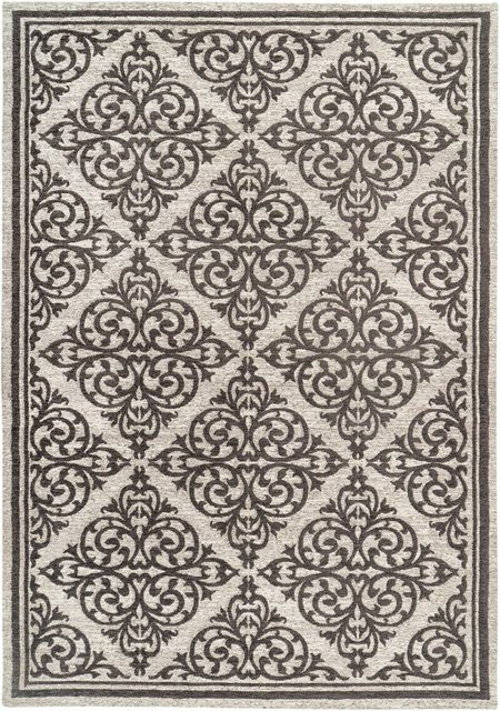 Kayoom Flachflorteppich Davis 125 Grau B/H/L: 170 x 120 x 1,2 cm - Bild 1