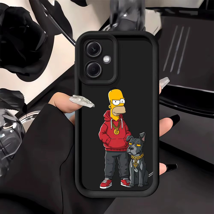 Handyhülle Soft Shell mit The Simpsons Homer Motiv für Xiaomi Redmi Note 13 Pro 14 Pro Plus 12 11 Serie - Bild 2