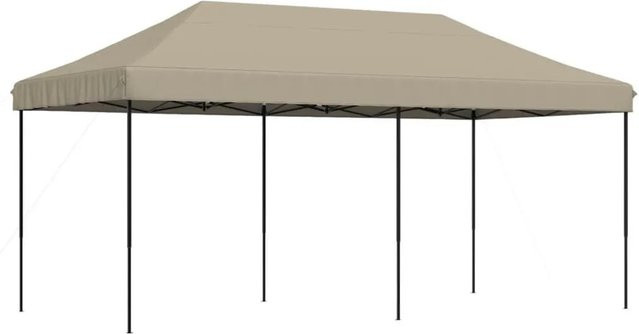 vidaXL Partyzelt Pop-Up Faltbar Taupe B: 580 cm, T: 292 cm, H: 315 cm - Bild 1