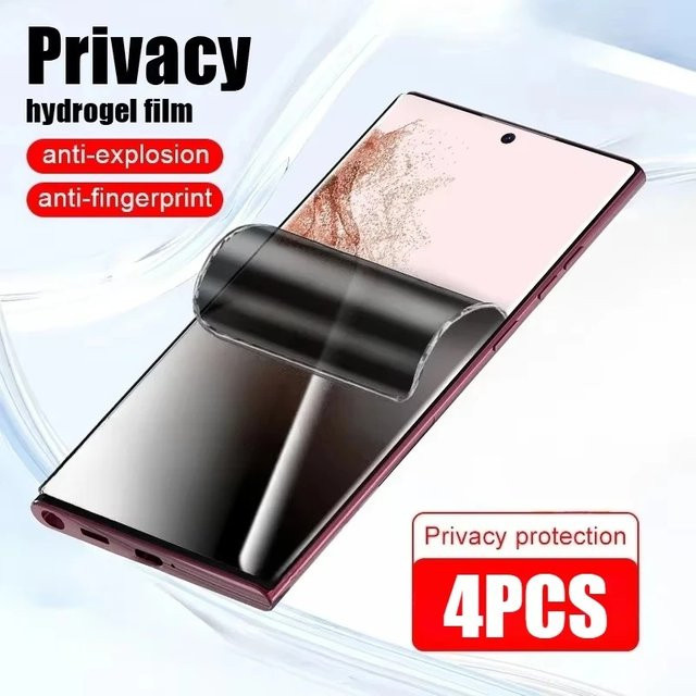 Samsung Privatsphäre Hydrogel-Displayschutz Anti-Spy Screen Protector für S25 FE S24 Ultra S23 FE S22 S24 Plus Transparent - Bild 1