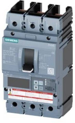 Siemens 3VA6140-7JQ31-0AA0 Leistungsschalter in Grau mit einem Einstellbereich von 16 - 40A und einer maximalen Schaltspannung von 600 V/AC - Bild 1
