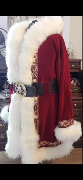 cosplaydream Weihnachtsmann Cosplay Kostüm Anzug, Unisex, Rot - Bild 1