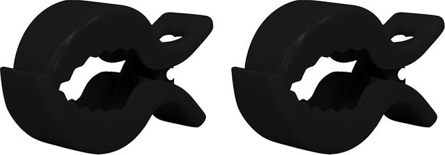 2er-Pack Baby-Kinderwagen-Decken-Clips aus Kunststoff in Schwarz als Universal-Klammern für Kinderwagen und Tragehilfen - Bild 1