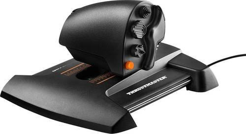Thrustmaster TWCS Throttle Schubregler für Flugsimulatoren Schwarz/Orange USB PC/PlayStation - Bild 1