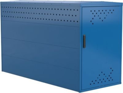 Fahrradgarage BikeBox 1 mit Giebeldach in Enzianblau RAL 5010 von WSM - Bild 1