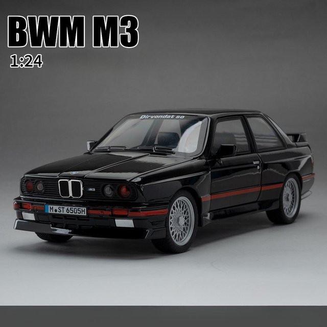 Linyi toy car Bmw M3 Leichtmetall-Sportwagenmodell, 1:24, Metall, mit Ton und Licht, ab 14 Jahre - Bild 1