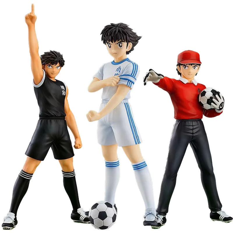 Bandai Anime Captain Tsubasa Action Figuren Ozora Tsubasa und Genzo Wakapo Sammlerstücke aus Kunststoff in Mehrfarbig - Bild 3
