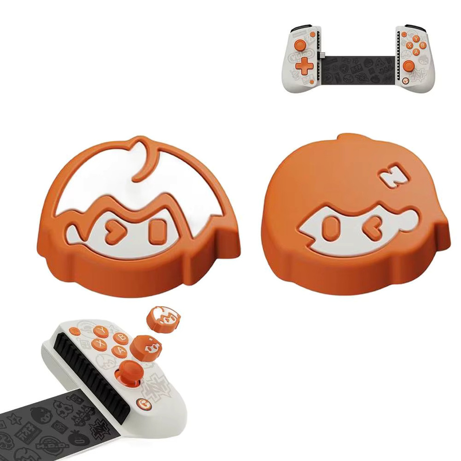 GameSir X5 Serie GAME Cap Zero Edition Joystick Caps Thumbstick Grips in Orange für Mobile Gaming Zubehör - Bild 3