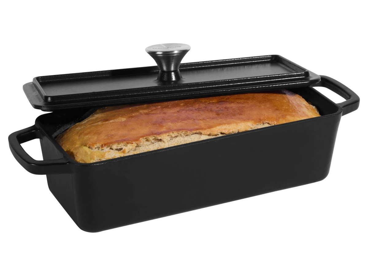 SILVERCREST Premium-Gusseisenbrotbackform, rechteckig, Schwarz - Bild 3