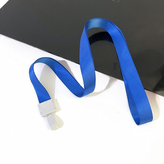 Yiran Furniture ID-Kartenhalter aus Kunststoff, doppelseitig transparent, blau - Bild 1