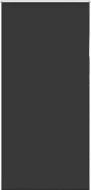 vidaXL Verdunkelungsrollo Schwarz aus Polyester, B: 90 cm, H: 210 cm - Bild 1