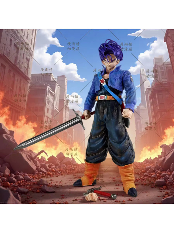 Bandai Dragon Ball Z Super Saiyan Trunks, Anime-Figur, PVC-Modell Statue - Bild 4