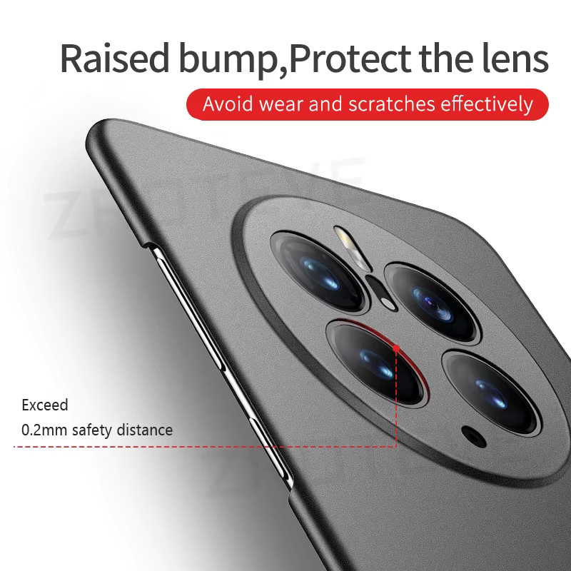 ZROTEVE Slim Matte Hard PC Handyhülle für Xiaomi Redmi Note 15 und Redmi Note 14 Pro Plus in Schwarz - Bild 3