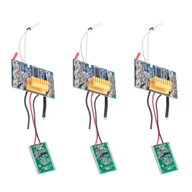 3 Stück PCB-Ladeschutzplatine Y80A für Makita 18 V 1,5 Ah in Blau und Mehrfarbig - Bild 1