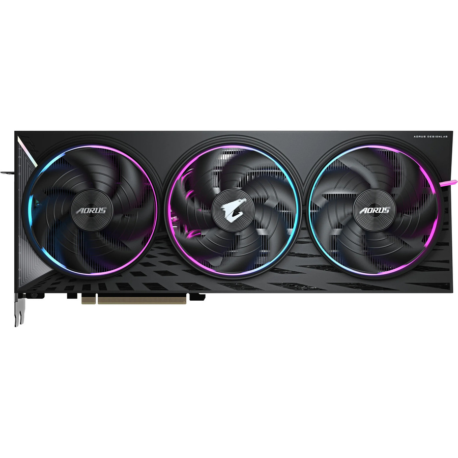 Gigabyte AORUS Radeon RX 9070 XT ELITE Grafikkarte, 16 GB GDDR6, Schwarz, PCIe x16, HDMI 2.1, DisplayPort 2.1 - Bild 1